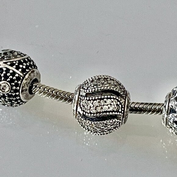 Pandora Essence Loyalty Appreciation Balance Sensitivity Sterling Charm Bracelet - Picture 6 of 8